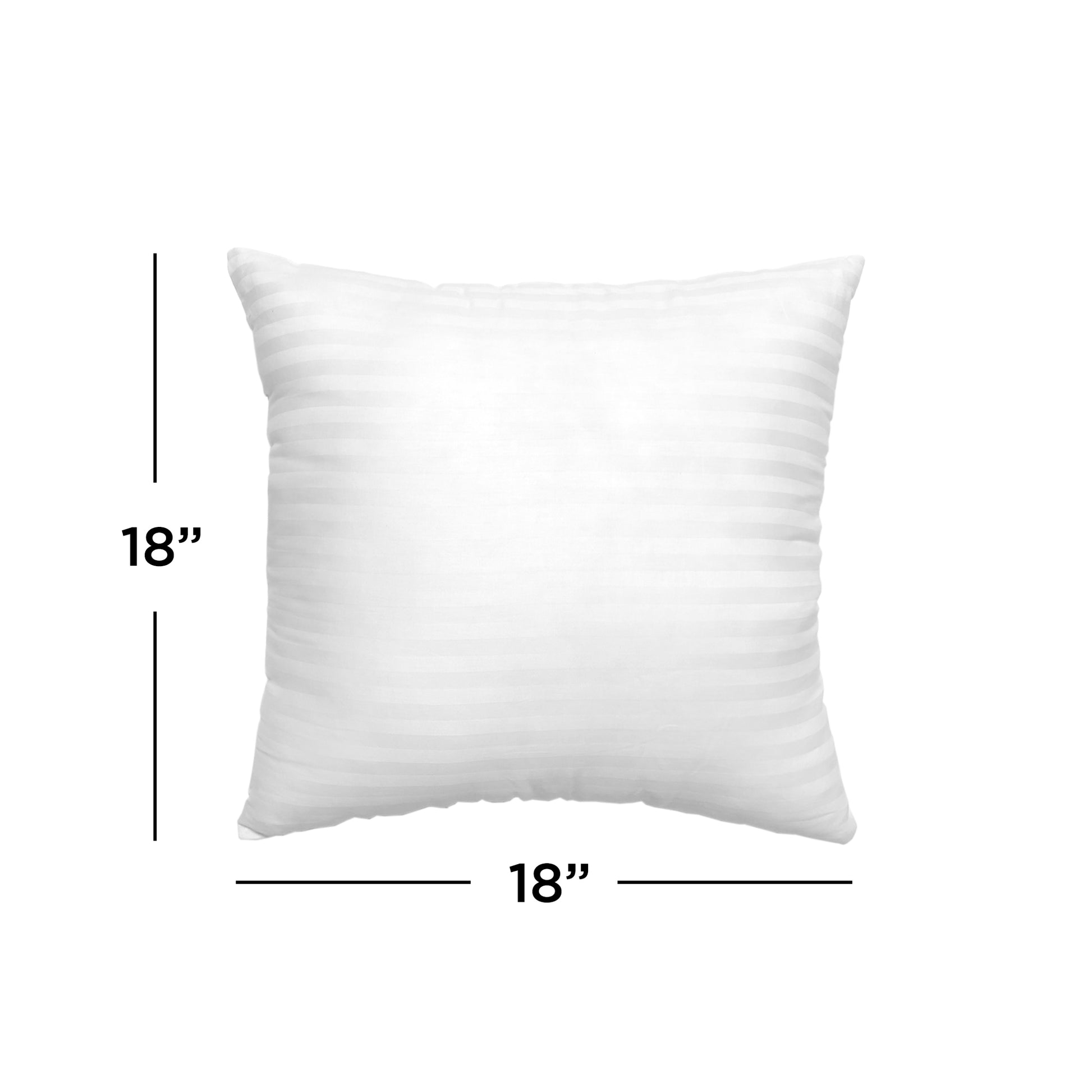 Hypoallergenic 18-inch & 26-inch Decor Pillow Inserts (Set of 4) - 18 x 18 inch